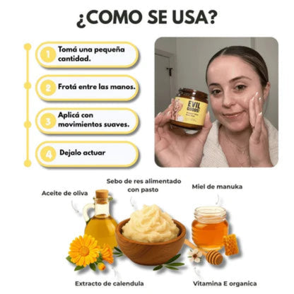 Crema Nutritiva de Sebo de Res Evil Goods