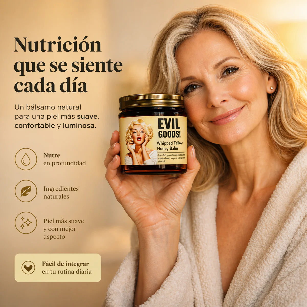 Crema Nutritiva de Sebo de Res Evil Goods